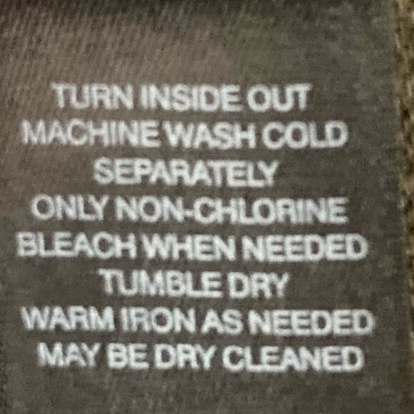 Chico's So Slimming Girlfriend Ankle Jean Size 2 Moss Green w/ White Polka Dots - Picture 7 of 11